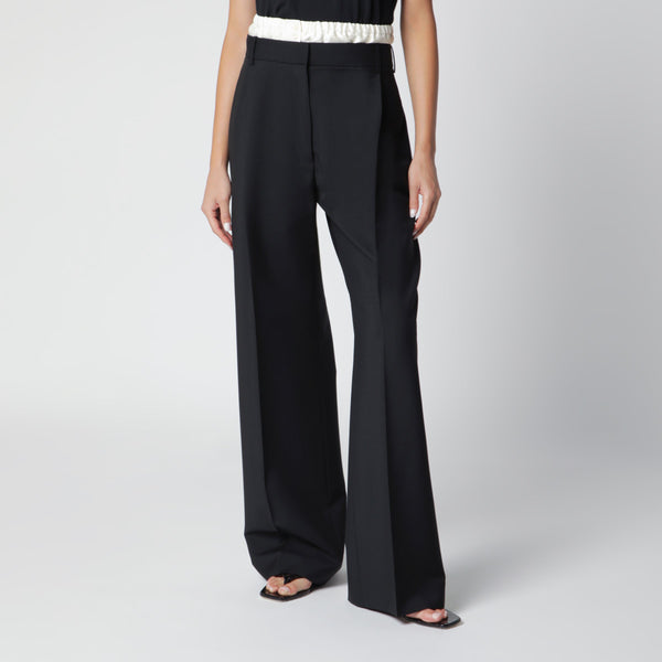 Black Trousers With Boxer Detail