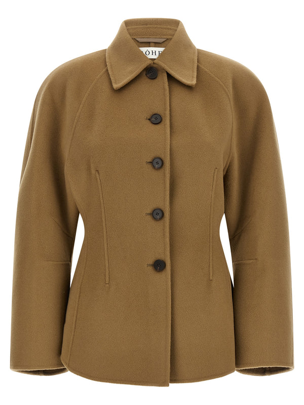 Sculptural Trench E Impermeabili Marrone