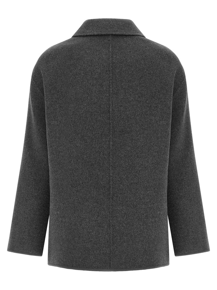 Rohe Pankou Closure Coat Trench e Impermeabili - Grigio | 05702b2998b36176011d6d8ea7aa6789622be815