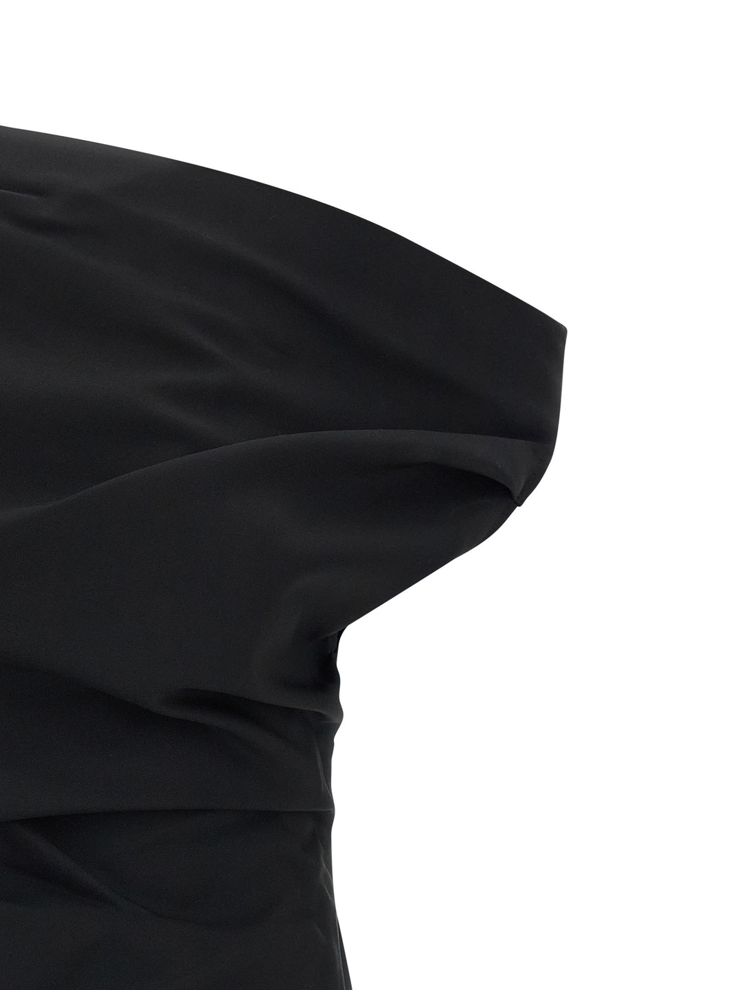 Rohe Asymmetrical Top With Draping Top - Nero | 54b5152eb9eabe23d390da927a10509e746084a7
