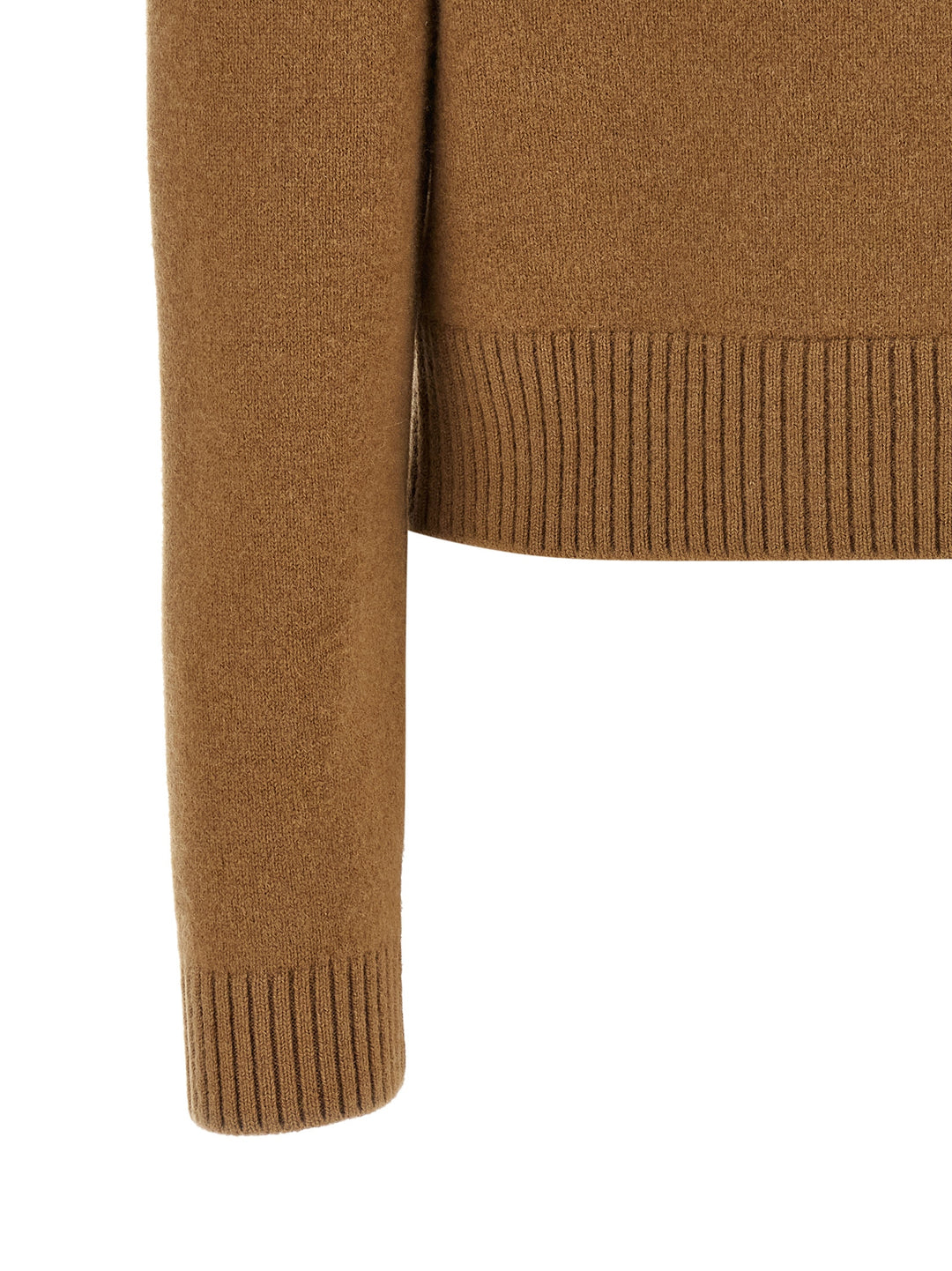 Rohe Cashmere Mixed Crew Neck Cardigan Maglioni - Marrone | 08436119373880dfb52e976144955f0c89261853