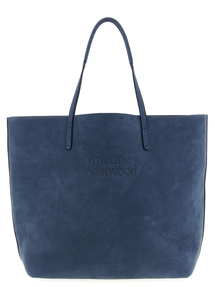 Vivienne Westwood Studio Tote - Blu | 56b3ecbbd7cd3127e754fe9047ed2213a3120073