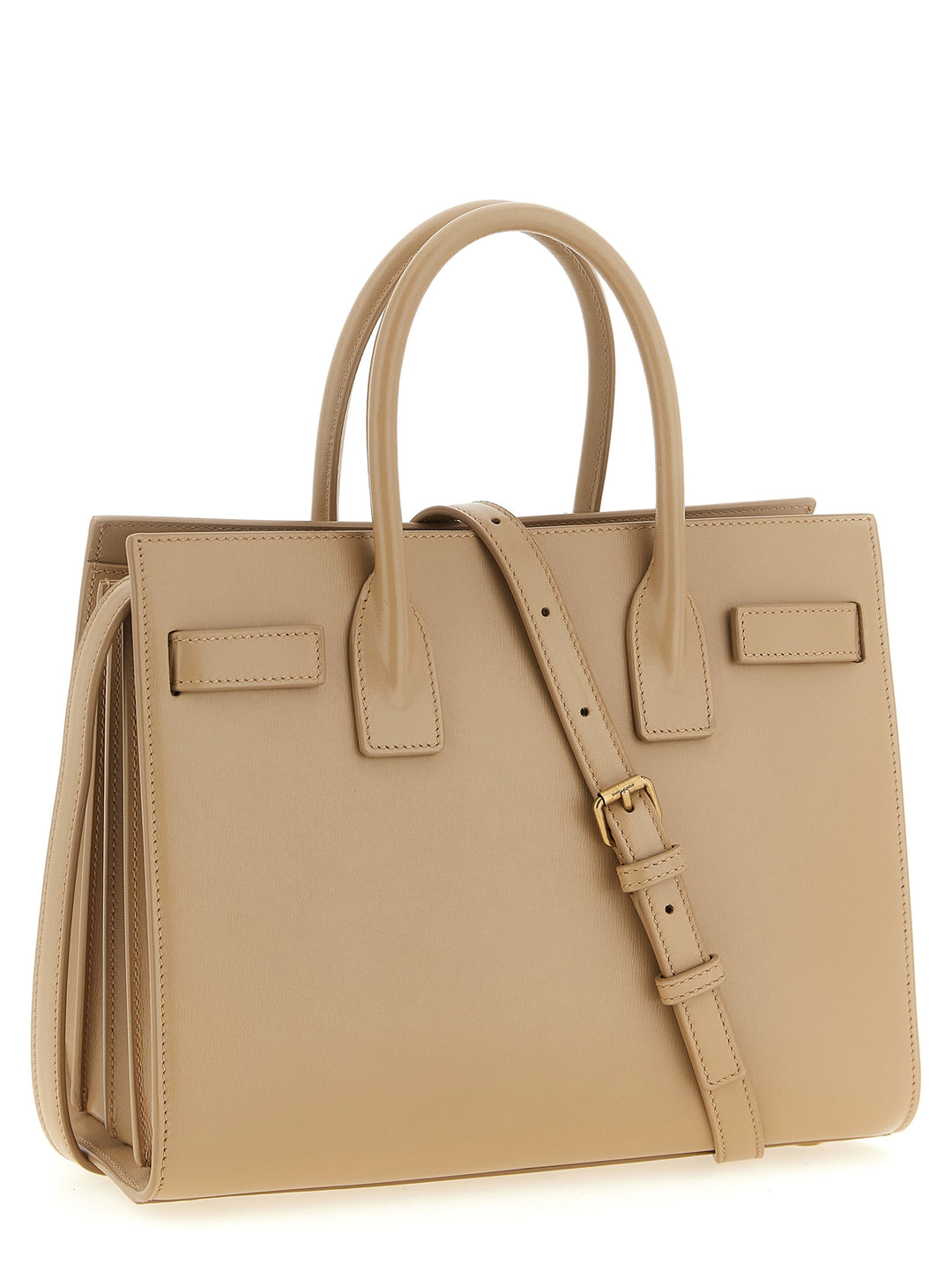 Saint Laurent Sac De Jour Borse a Mano - Beige | ba177b933e3c220f5ada3d04f804f9482ae5ee81