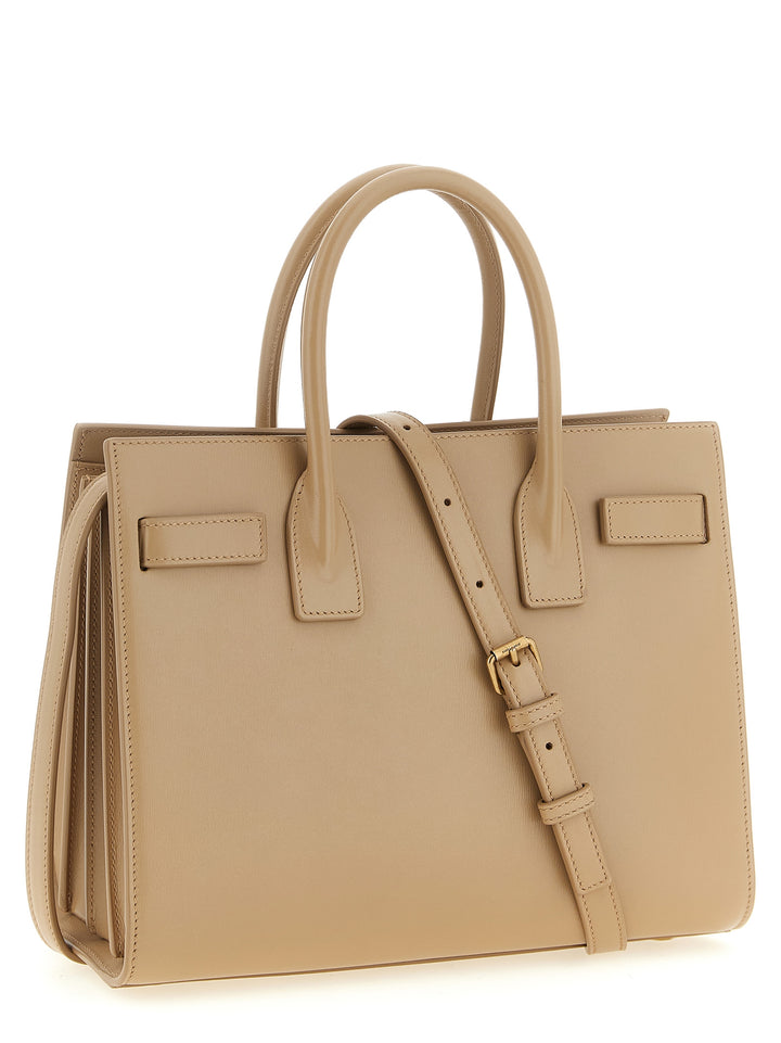 Saint Laurent Sac De Jour Borse a Mano - Beige | ba177b933e3c220f5ada3d04f804f9482ae5ee81