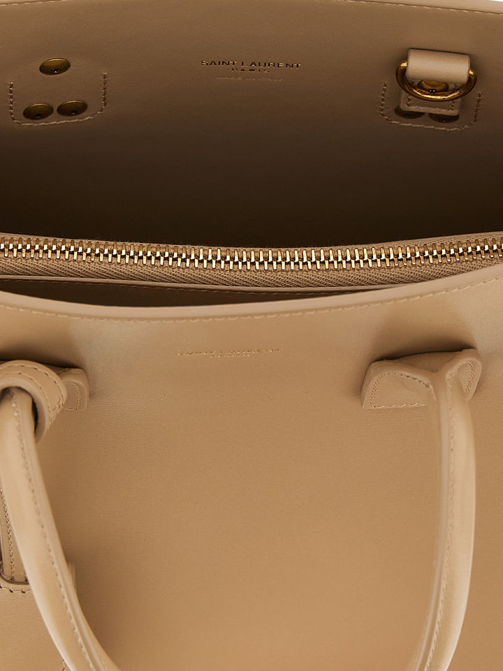 Saint Laurent Sac De Jour Borse a Mano - Beige | 61d38309313b6510da476c95419ed11dfe73aded