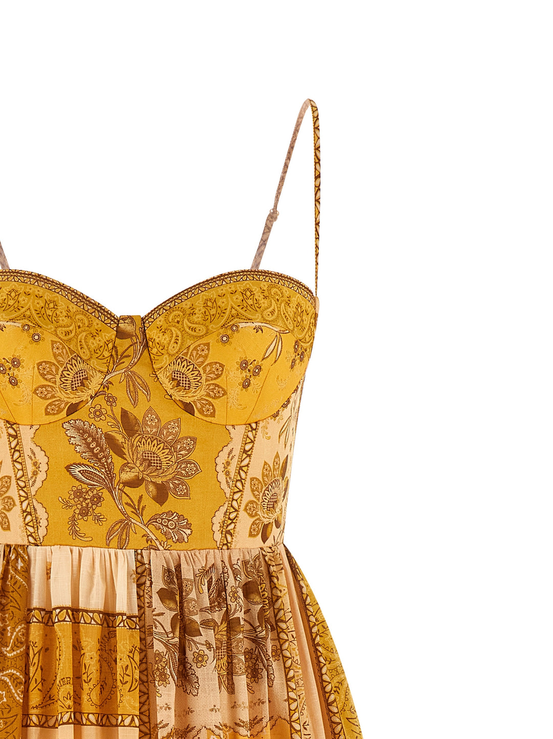 Zimmermann Lucky Corset Abiti - Giallo | e01e56a0923b0763a826844b6f6f3340d5837006