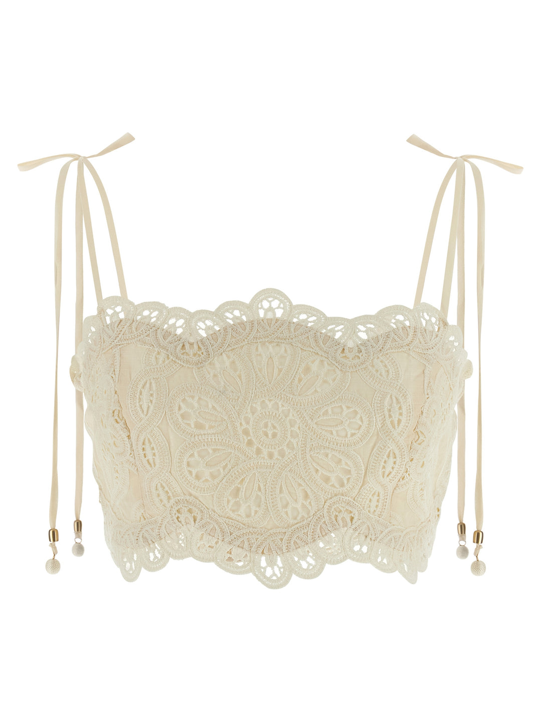 Zimmermann Rhiannon Top - Beige | 2f7c3c76c0e02fde8be936f8967b1198886bdc29