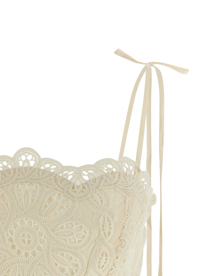 Zimmermann Rhiannon Top - Beige | 21b4bdbf985401ac15e443fdb3e5e1682080b50c