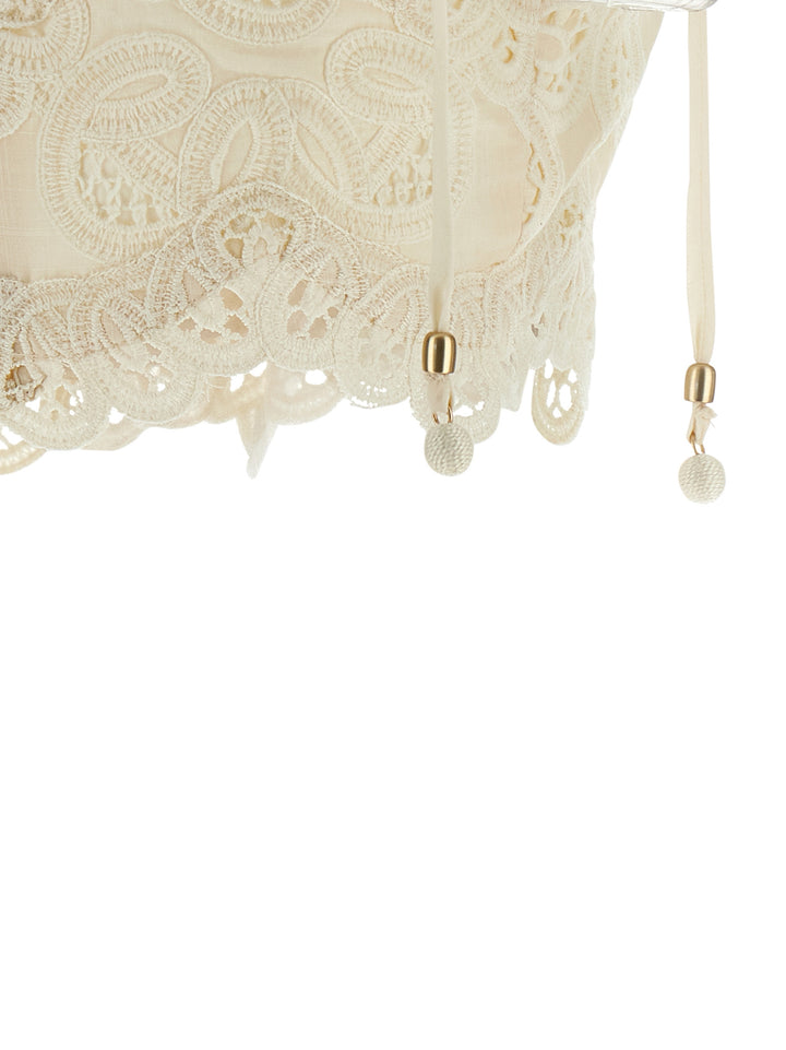 Zimmermann Rhiannon Top - Beige | 49b2b7d0e2f2faa58fdc46314461ec23c5384734