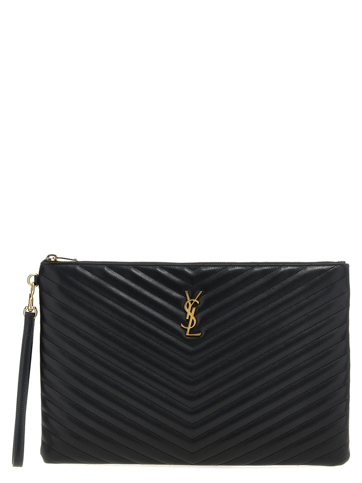Saint Laurent Cassandre Clutch - Nero | 75eef27ee7e1ee5a907266da5aa38a0555829783
