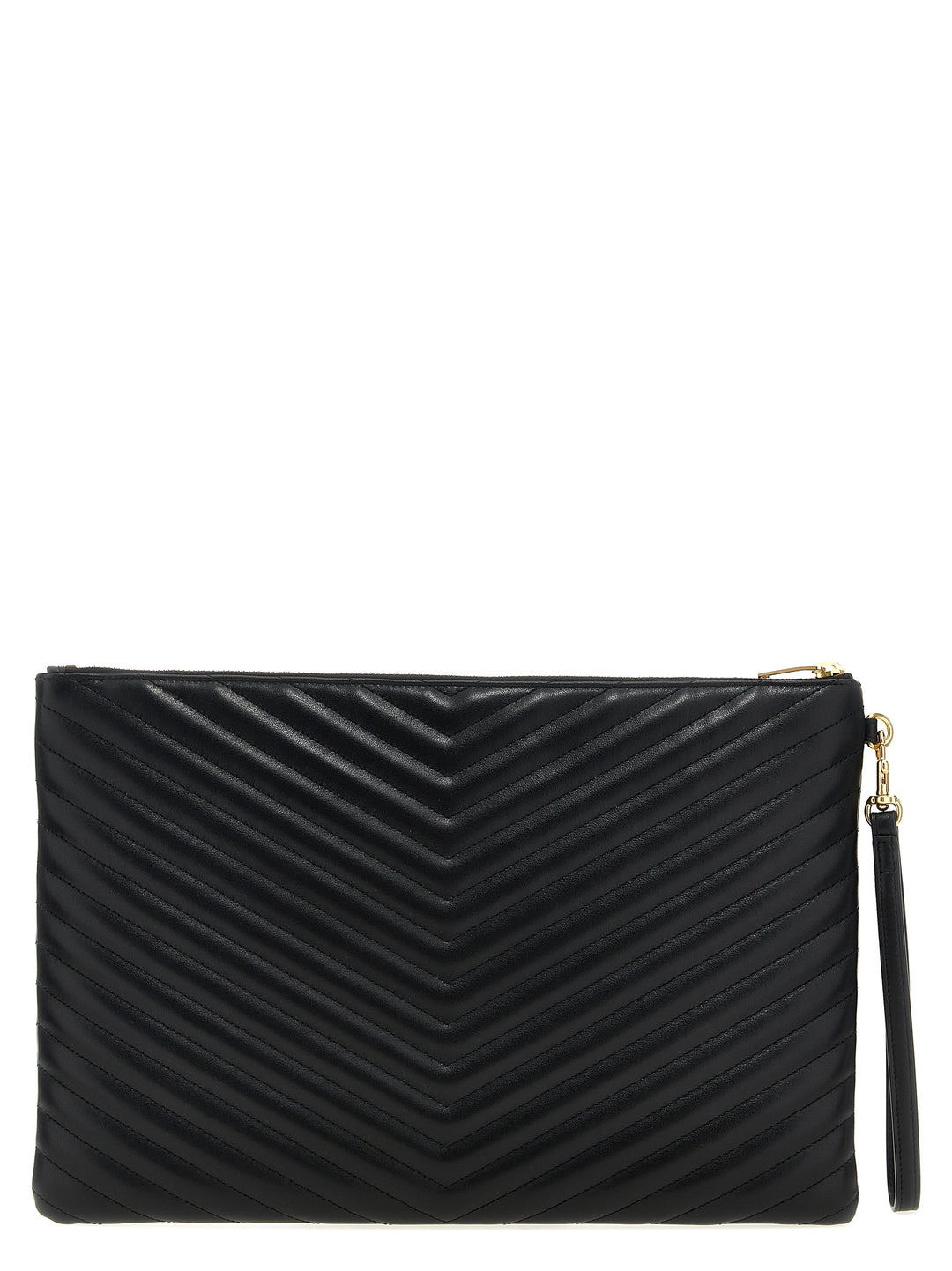 Saint Laurent Cassandre Clutch - Nero | 88dd49df56e32ff0aaca1412bb531a8bfc82b99a