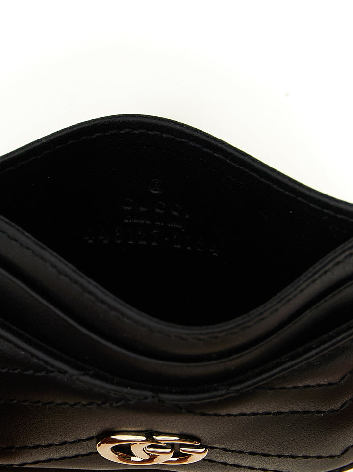 Gucci Gg Marmont Portafogli - Nero | 0bb8d024333f3195aabbb18854319066e278e266