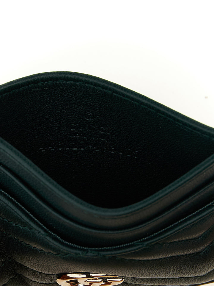 Gucci Gg Marmont Portafogli - Verde | ac68cb70af33661f50dacae7ec02a4c0698c5c01