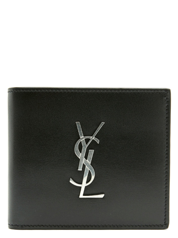 Saint Laurent Logo Wallet Portafogli - Nero | 0b6a88b19638c04089fc6ff06de84b845657b585