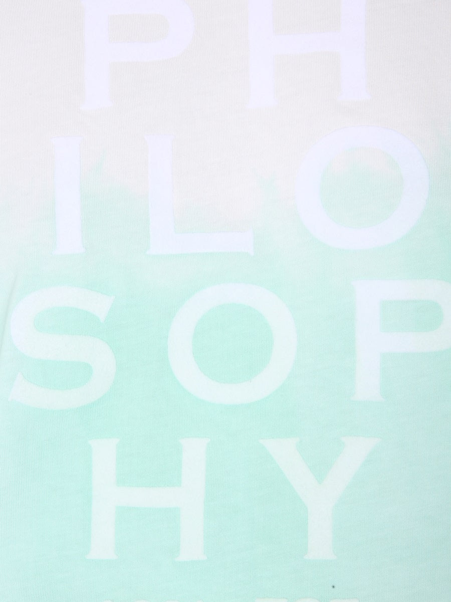 Philosophy T shirt - Verde | Wanan Luxury