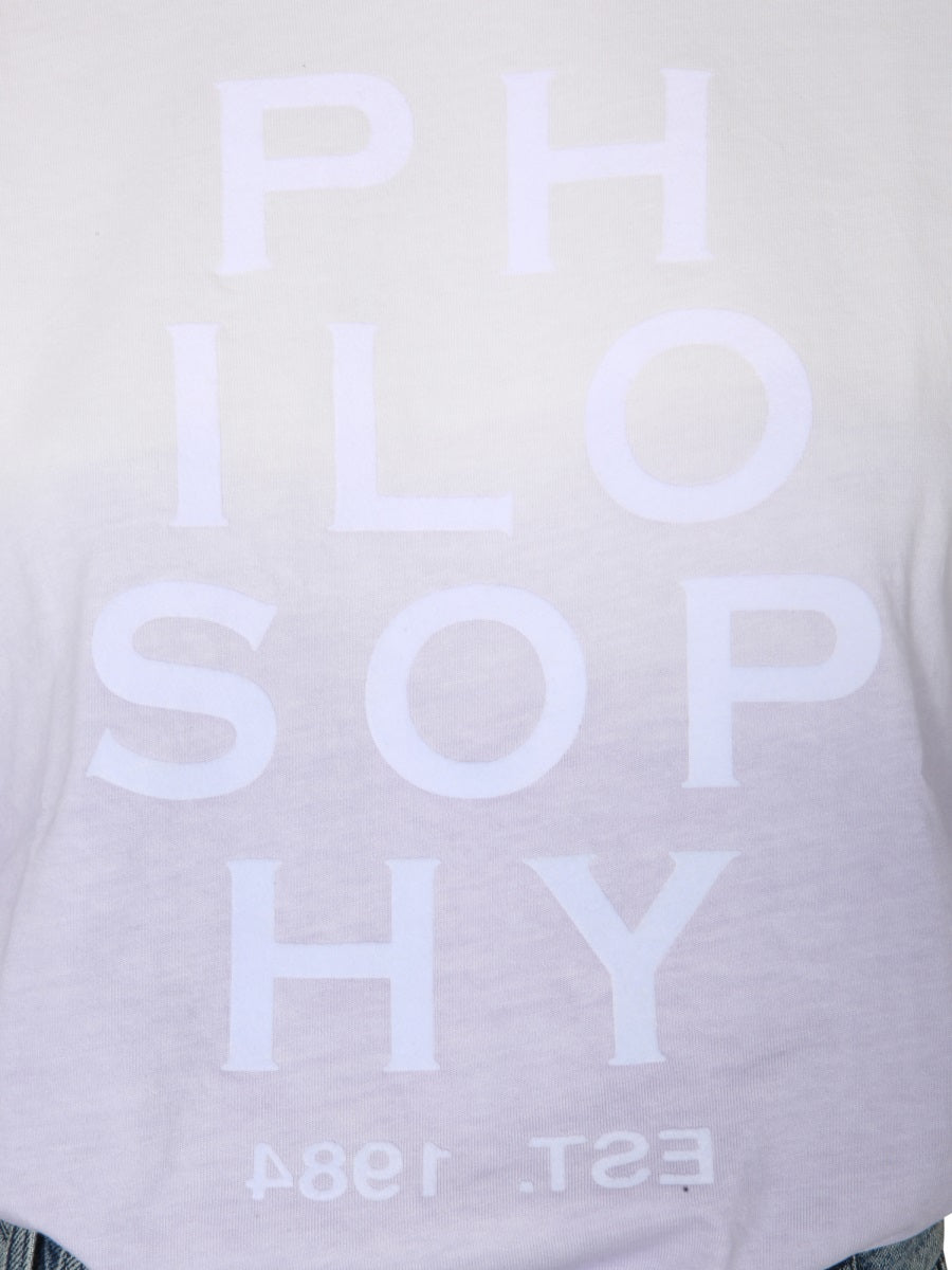 Philosophy T shirt - Bianco | Wanan Luxury