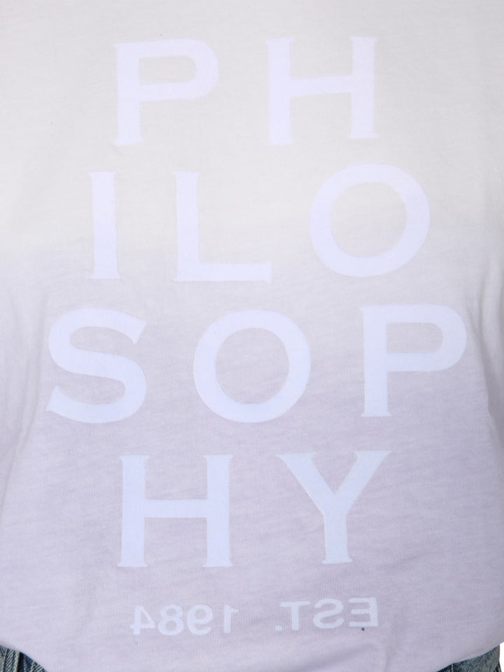 Philosophy T shirt - Bianco | Wanan Luxury