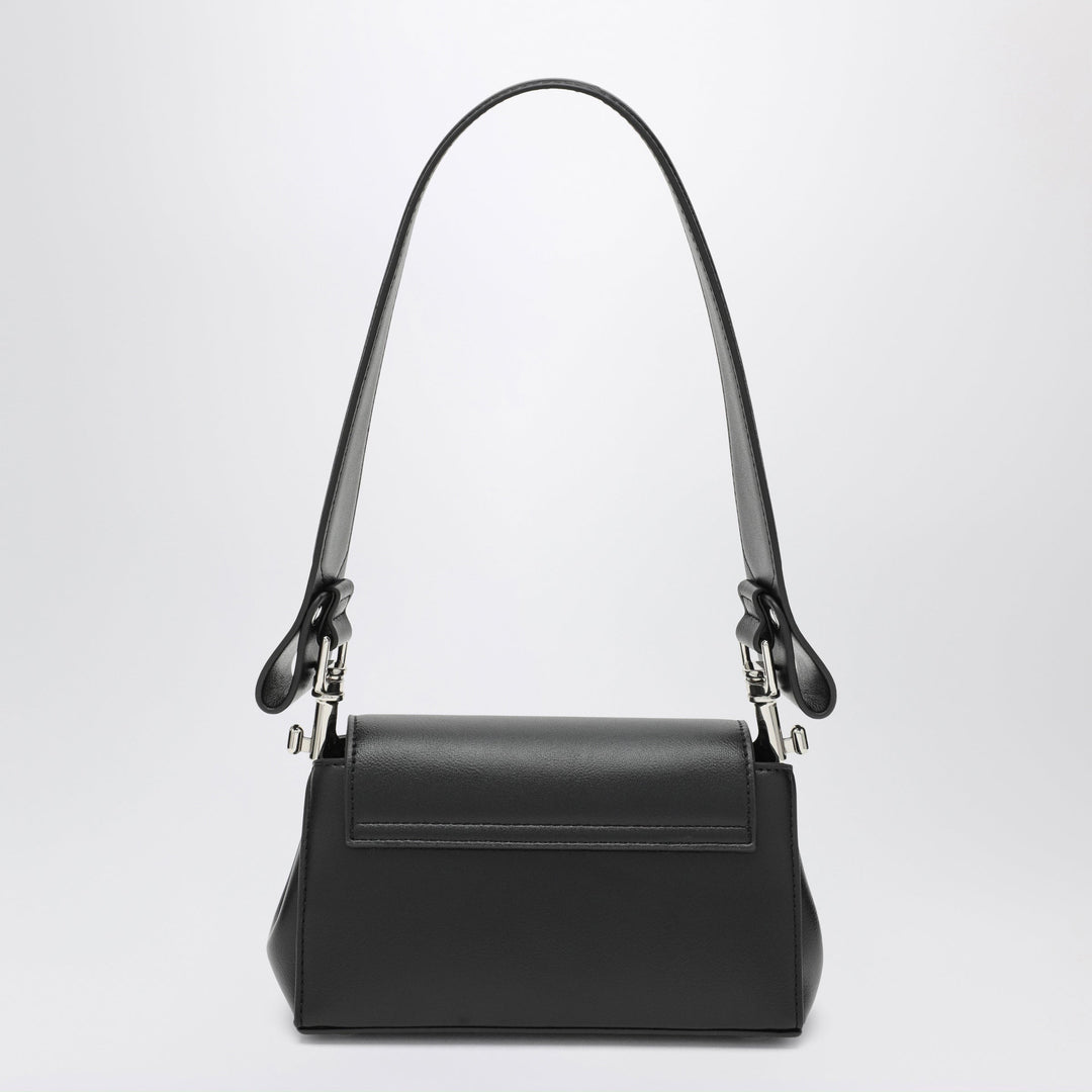 Vivienne Westwood Hazel Small Schwarze Schultertasche aus Kunstleder