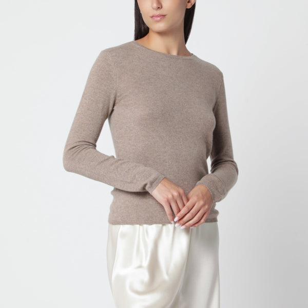 Beige Awa Cashmere Sweater