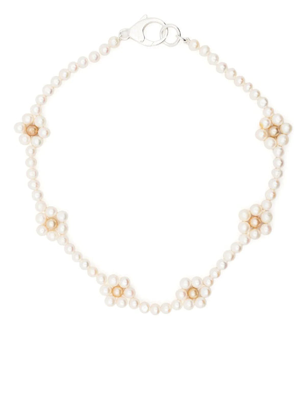 Collana Di Perle Con Fiori