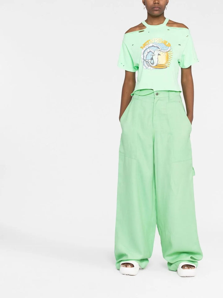 Stella Mccartney PANTS - Verde | 9c98094882ccb39c89c491187ee4f8005c4bb36e