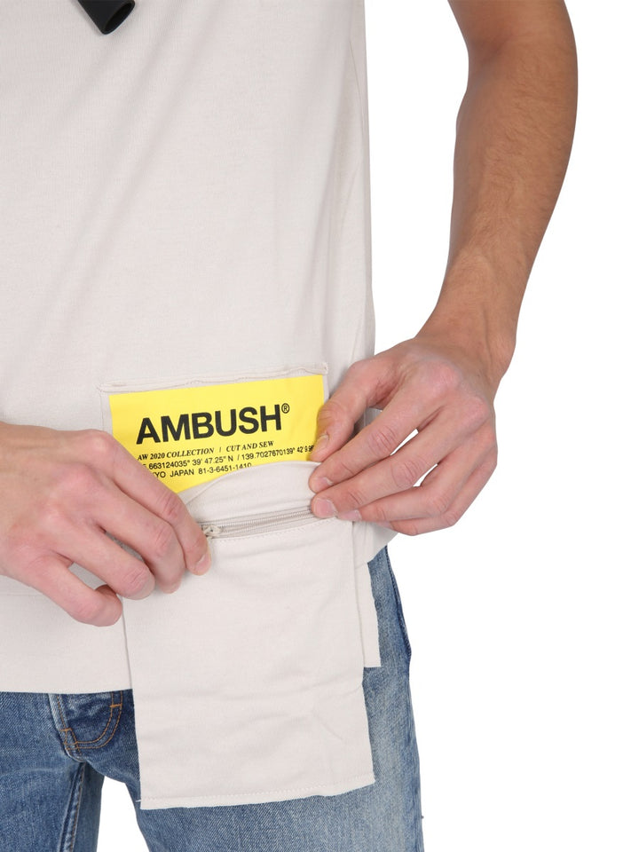Ambush T shirt - Beige | Wanan Luxury