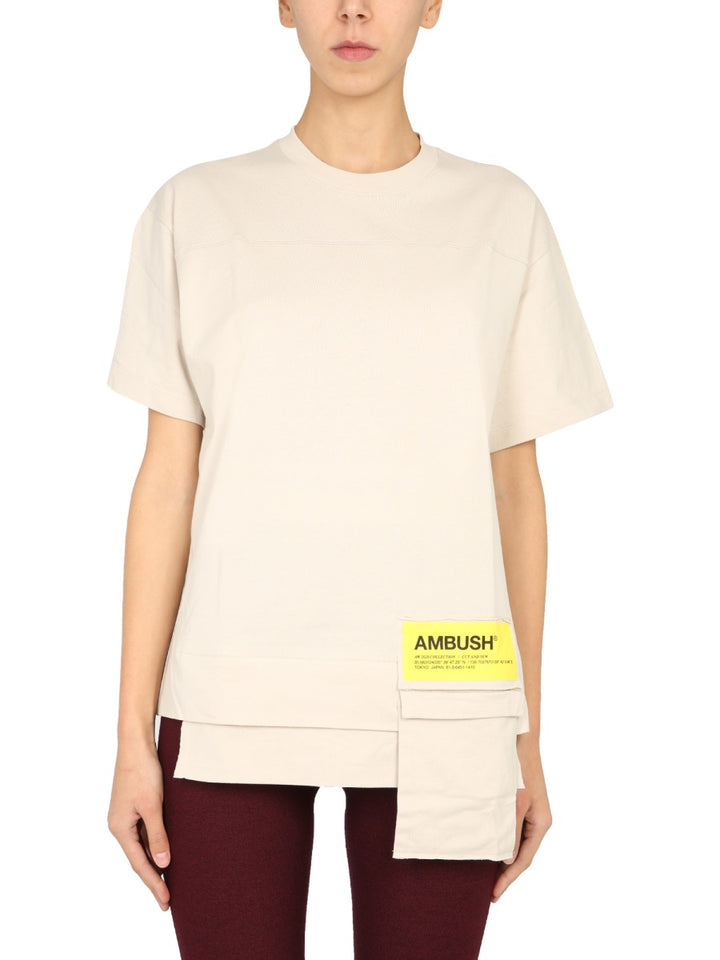 Ambush T shirt - Beige | Wanan Luxury