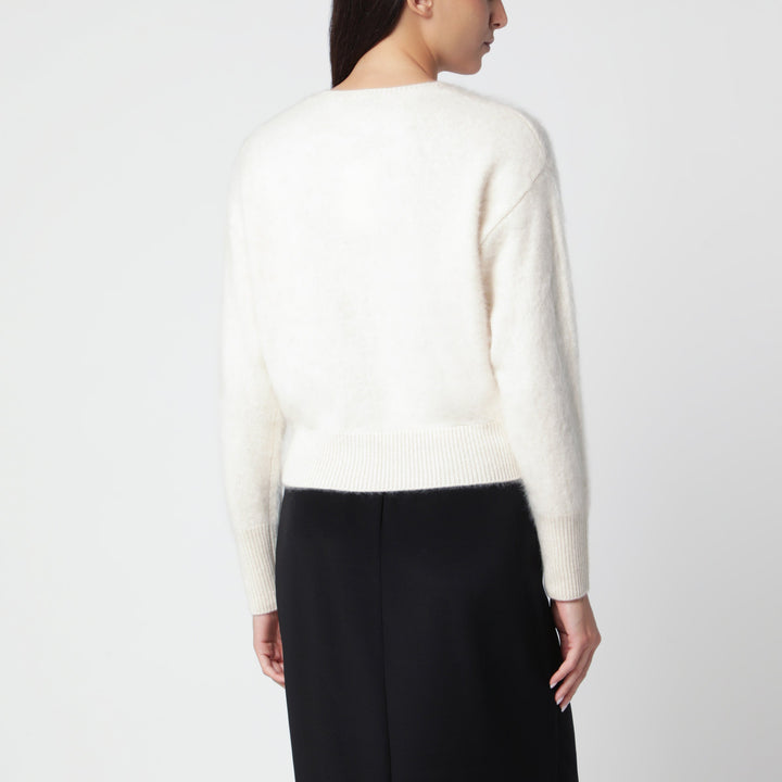 Almada Label Coco Vanilla Cardigan aus gebürstetem Kaschmir