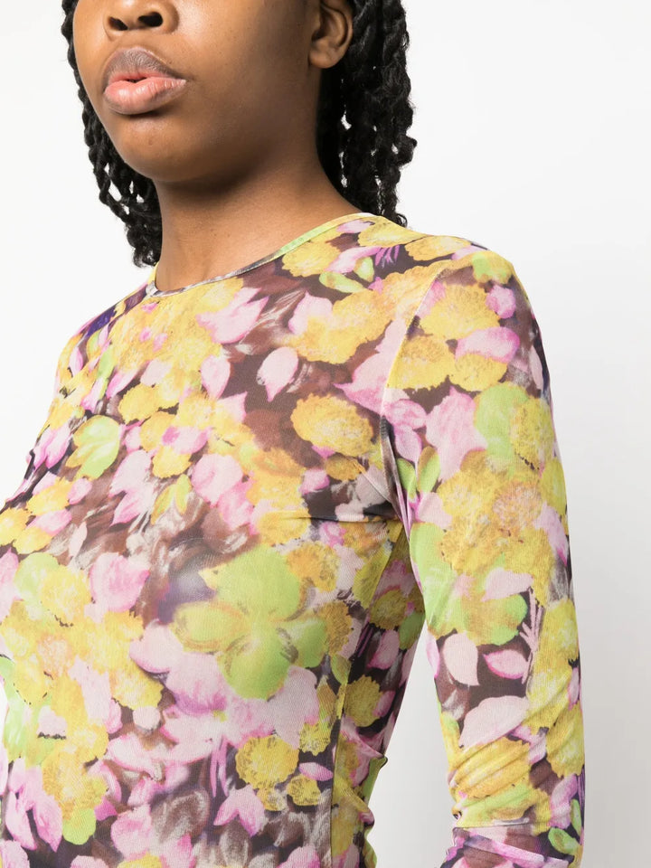 Dries Van Noten Round neck - Yellow & Orange | b091910607a61cca5f51e5af8eac9c43b8b28ae6