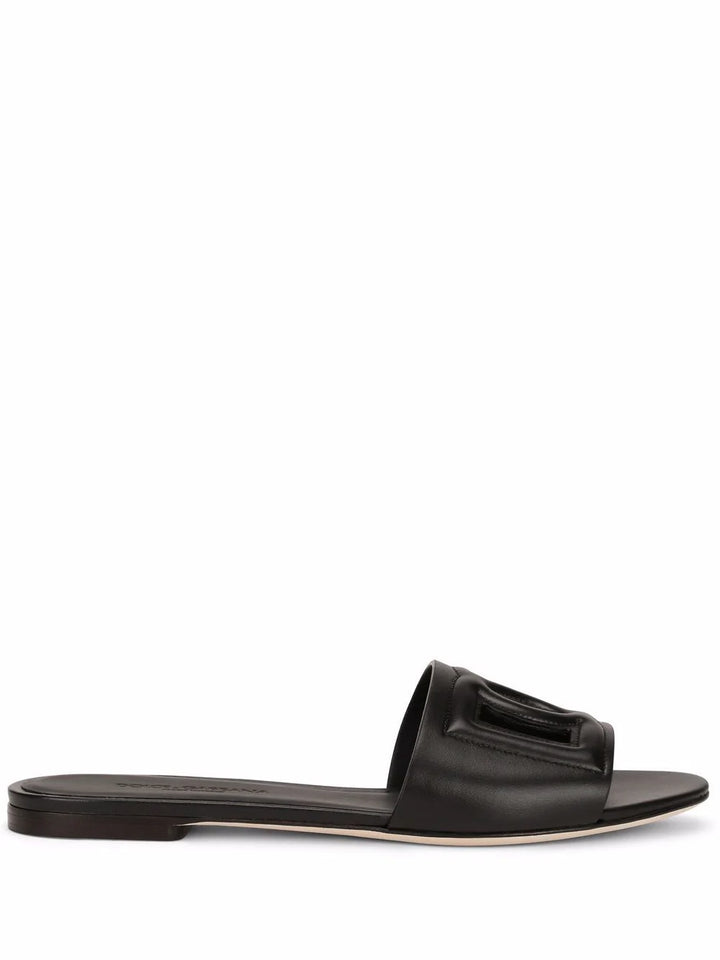 Dolce & Gabbana Slippers - Nero | 16970e2e5b148e8e299dc44a8396e4e789adb73b