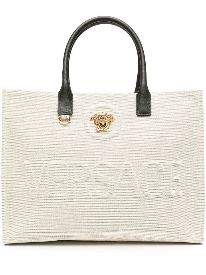 Versace Totes - Nude & Neutrals | 1cc716ebf0eb251fa429e5a958601d264e92e9b7