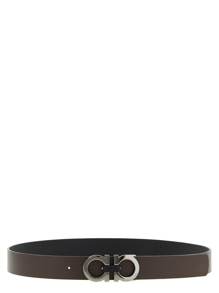 Ferragamo Gancini Cinture - Nero | 42f8e6772bd49f15820c343806ee2bcaa78e3d47