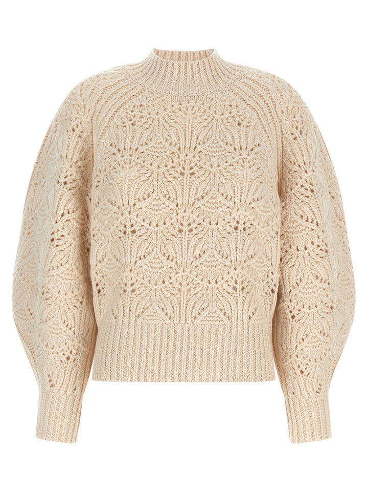 Zimmermann Hypnotic Cable Knit Maglioni - Beige | f39ae516cf3ba75184417eed3d82da3b432a8cc4