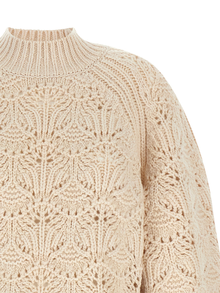 Zimmermann Hypnotic Cable Knit Maglioni - Beige | f4975fb9d2905e8160a51581d48a14e16c170f81
