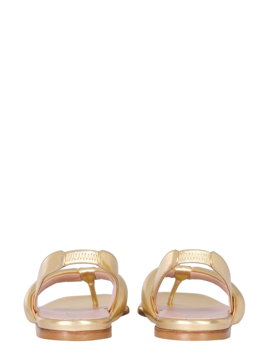 Gia Borghini Sandali - Oro | Wanan Luxury