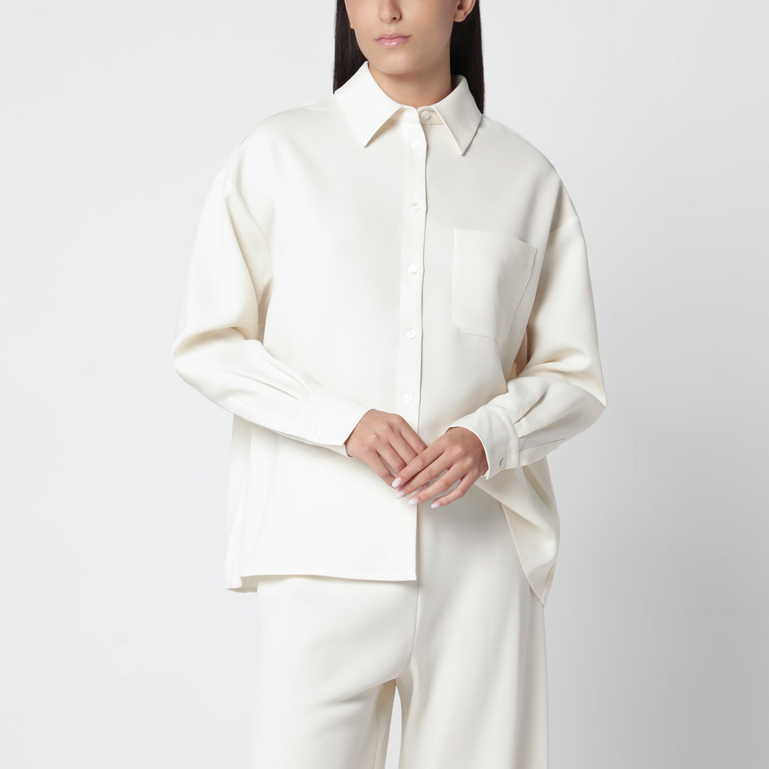 Almada Label Finn Cream Crepe Shirt