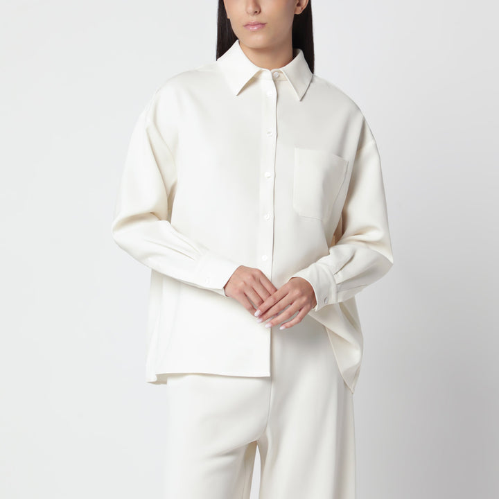 Almada Label Finn Cream Crepe Shirt