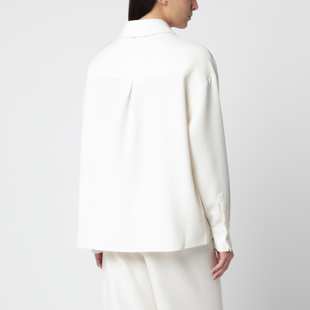 Almada Label Finn Cream Crepe Shirt