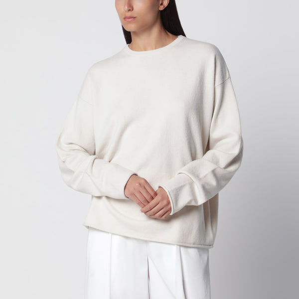 Paolo Maglione Kaschmirpullover mit Rundhalsausschnitt Knochen