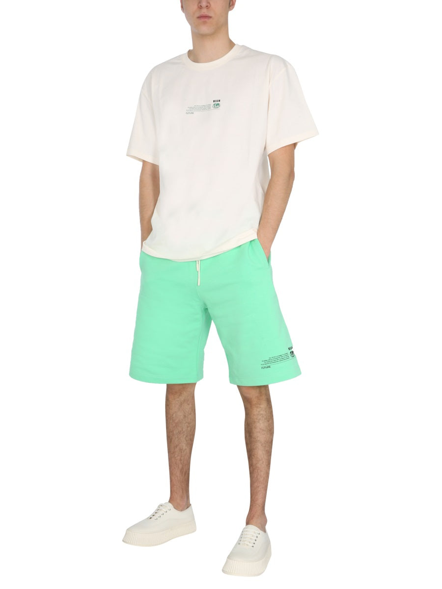 MSGM Shorts - Verde | Wanan Luxury