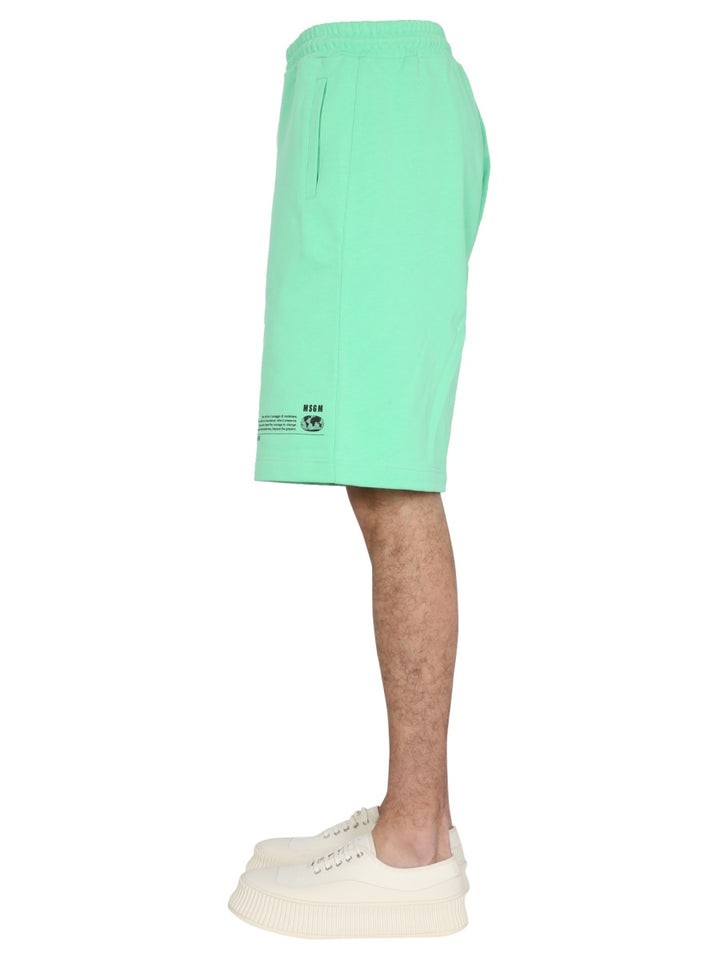 MSGM Shorts - Verde | Wanan Luxury