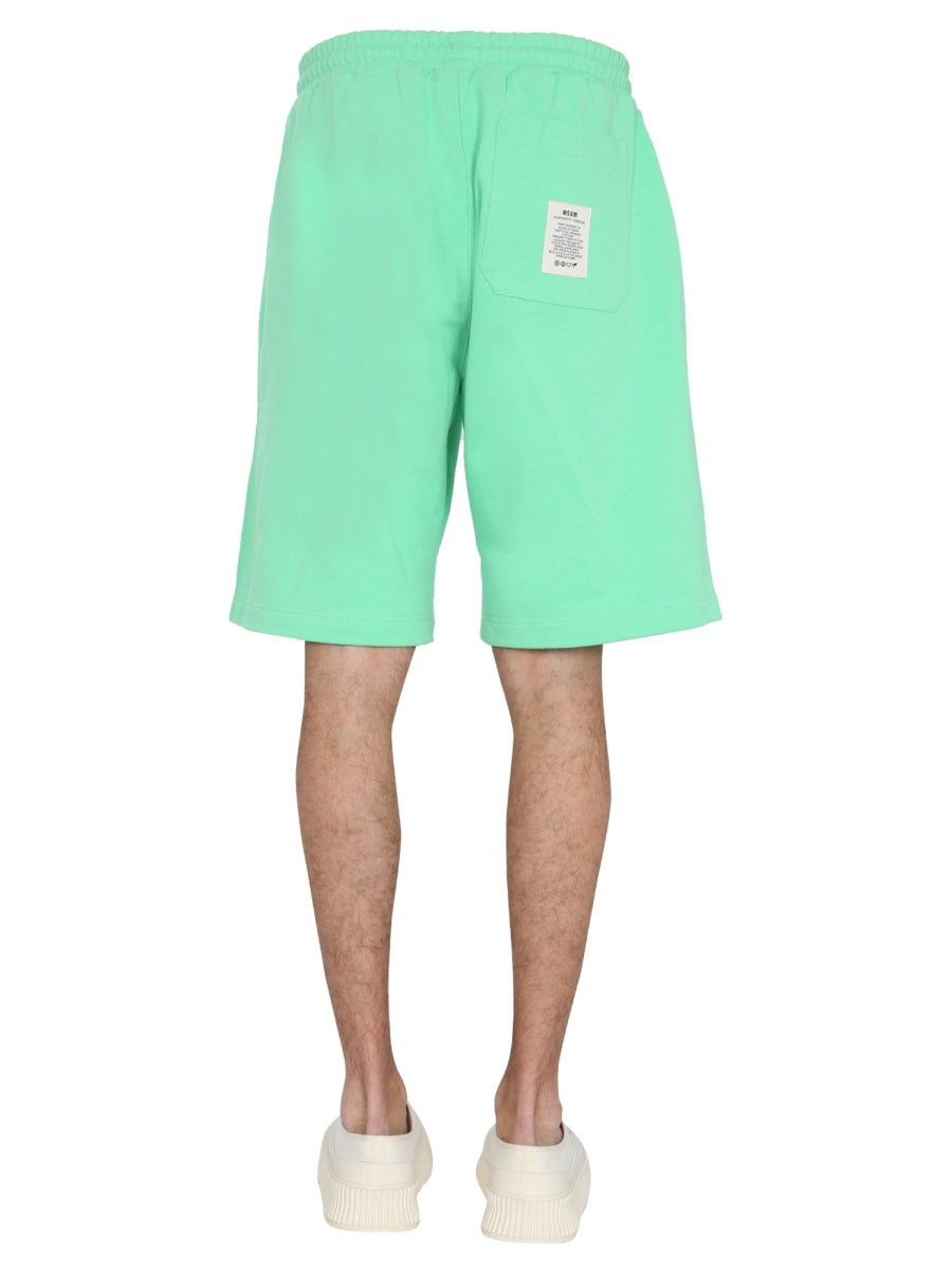 MSGM Shorts - Verde | Wanan Luxury