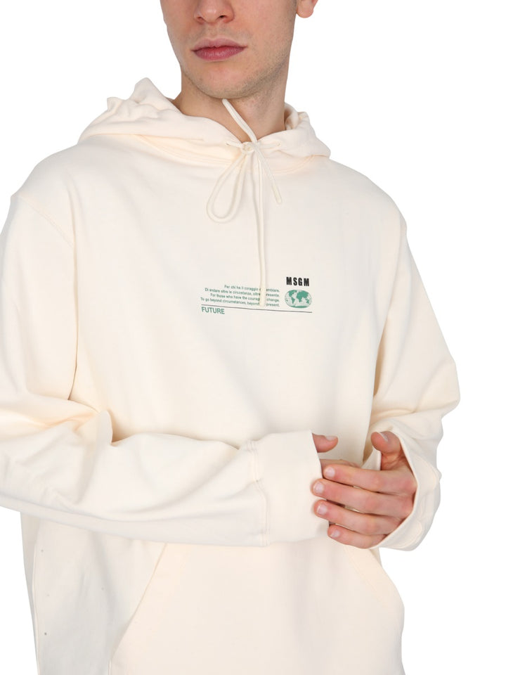 MSGM Felpe - Bianco | Wanan Luxury