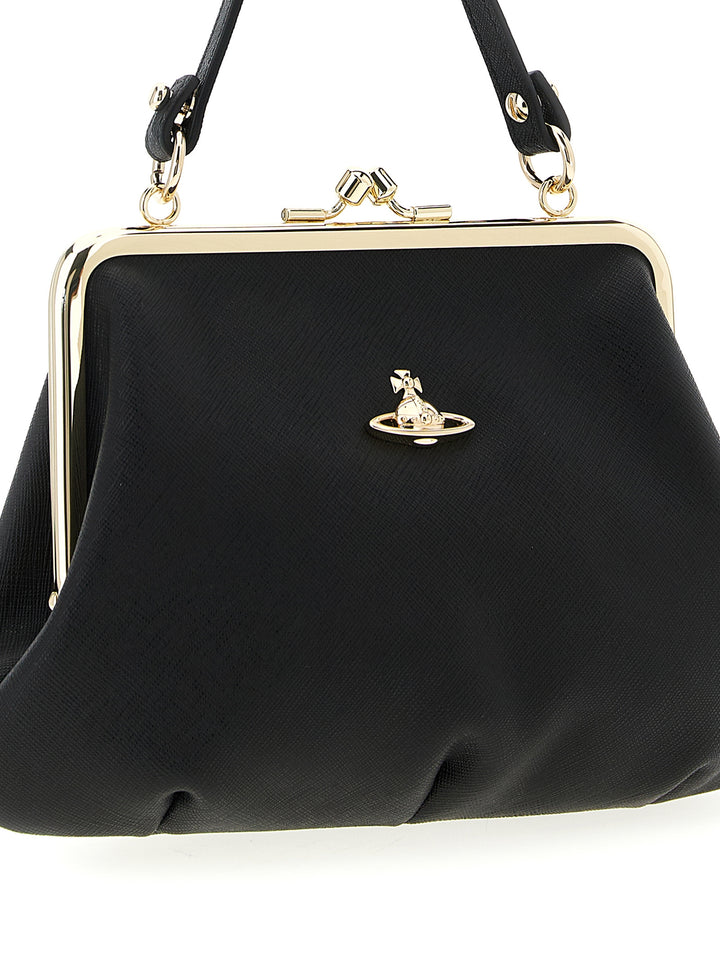 Vivienne Westwood Granny Frame Borse a Mano - Nero | c5ca95ee4d9e4eed994195a0d80e2466ad1bde1e