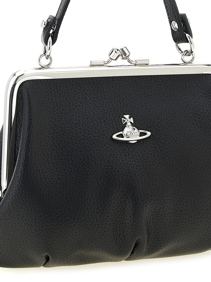 Vivienne Westwood Granny Frame Borse a Mano - Nero | 6a3cefd8efae98ff7b91446a41f8dda9c7438274