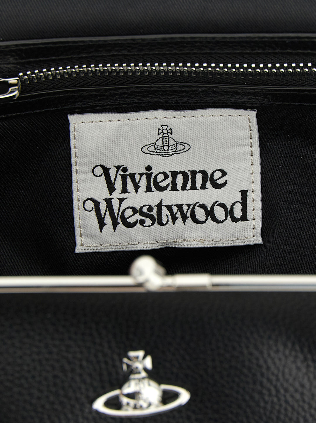 Vivienne Westwood Granny Frame Borse a Mano - Nero | 36da37f649b7f4132f07dd4b055a46c47ea4dc49