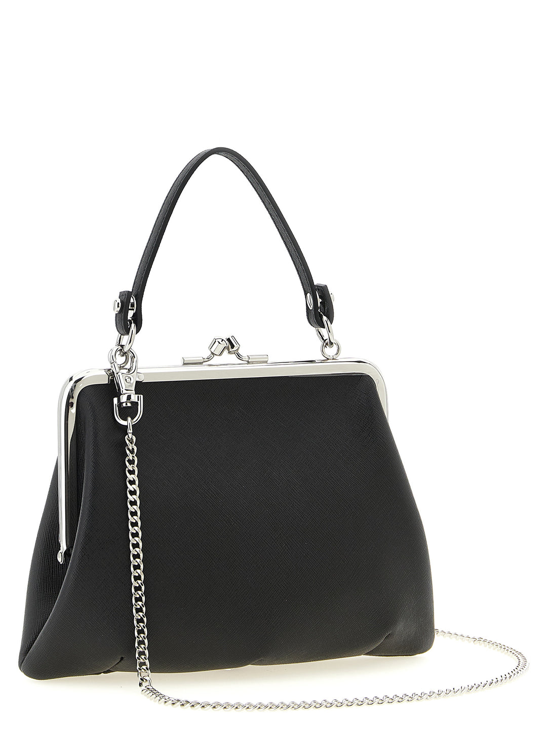 Vivienne Westwood Granny Frame Borse a Mano - Nero | 19b8f7ae7337061de8577417da99141dd6bdeb25