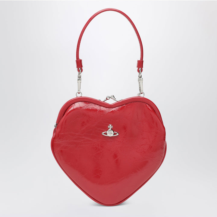 Vivienne Westwood Belle Heart a Tracolla Rossa in Pelle