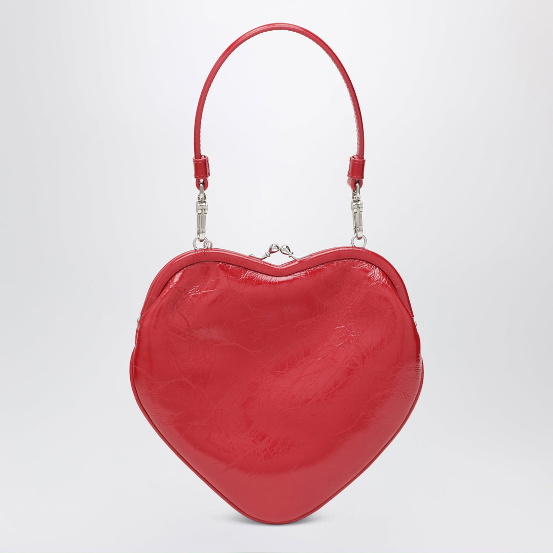 Vivienne Westwood Belle Heart a Tracolla Rossa in Pelle