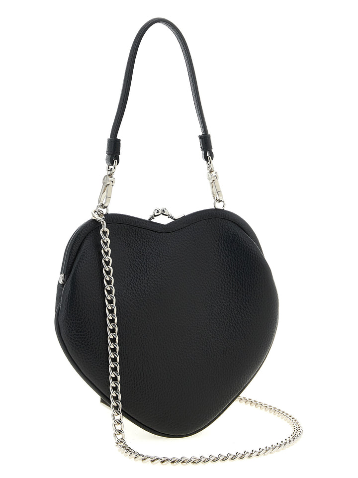 Vivienne Westwood Belle Heart Frame Borse a Mano - Nero | 78f619923e41d2f97ecd9d0a414f85c2facc23db